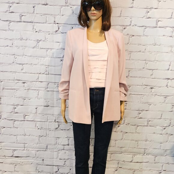 TRIBAL, Light pink pullover sleeveless ruffle layered blouse - Picture 9 of 11